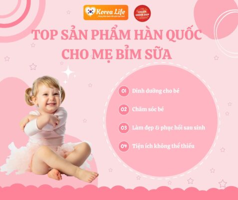 Các mẹ ơi, nhắc đến Hàn Quốc là nhắc đến những sản phẩm chăm sóc mẹ và bé chất lượng, an toàn, tiện lợi, được hàng triệu bà mẹ tin dùng. Nếu bạn cũng đang tìm kiếm những món đồ cực kỳ hữu ích, đừng bỏ qua những gợi ý này nhé!