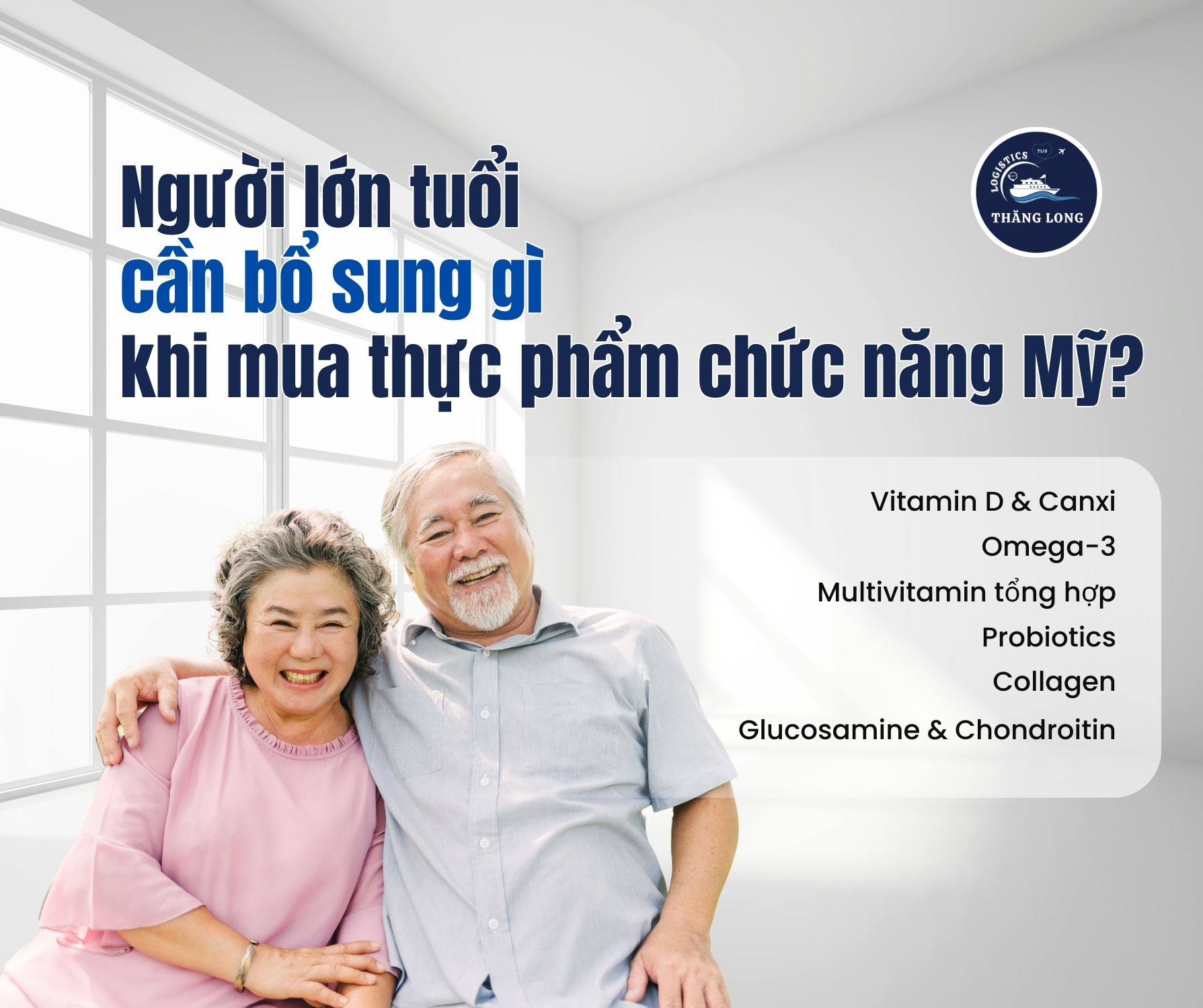 Vậy người lớn tuổi cần bổ sung gì khi mua thực phẩm chức năng Mỹ? Hãy cùng CHUẨN Order Ship tìm hiểu chi tiết trong bài viết sau.