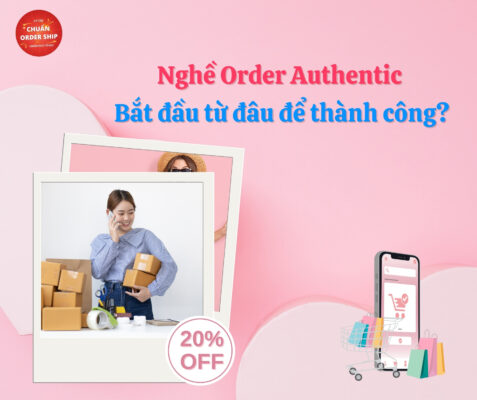 Trong vài năm gần đây, Nghề Order Authentic trở thành xu hướng kinh doanh hấp dẫn, đặc biệt với những bạn trẻ yêu thích hàng chính hãng và nhạy bén với xu hướng mua sắm quốc tế. Chỉ cần một chiếc điện thoại, khả năng tìm kiếm tốt và đối tác vận chuyển uy tín, bạn hoàn toàn có thể biến đam mê mua sắm thành công việc sinh lời ổn định. Nhưng câu hỏi là: Bắt đầu từ đâu để đi đúng hướng ngay từ đầu?